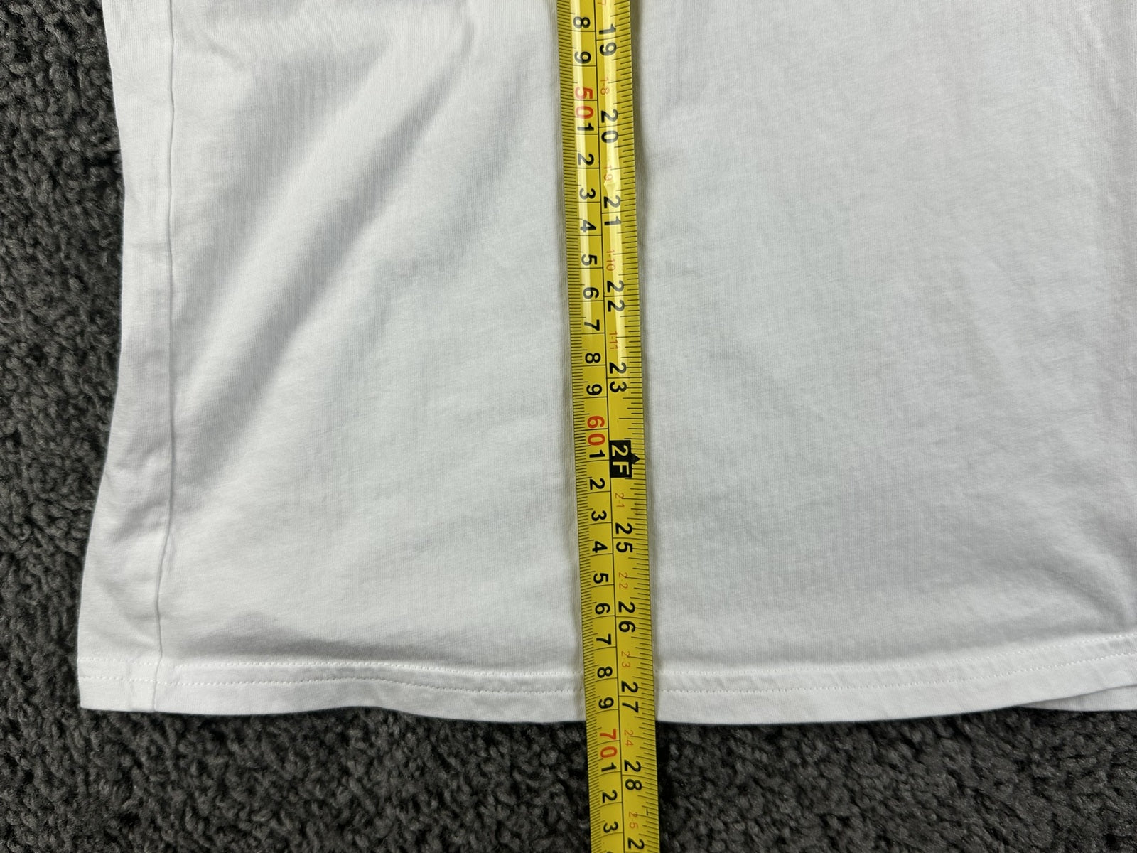 Athleta True Cotton Tee White Womens L Relaxed Fit Crew Neck Short Sleeve Shirt