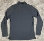 Belle Kim Gravel Mock Neck Top Modal Blend Women’s Black Size S/M