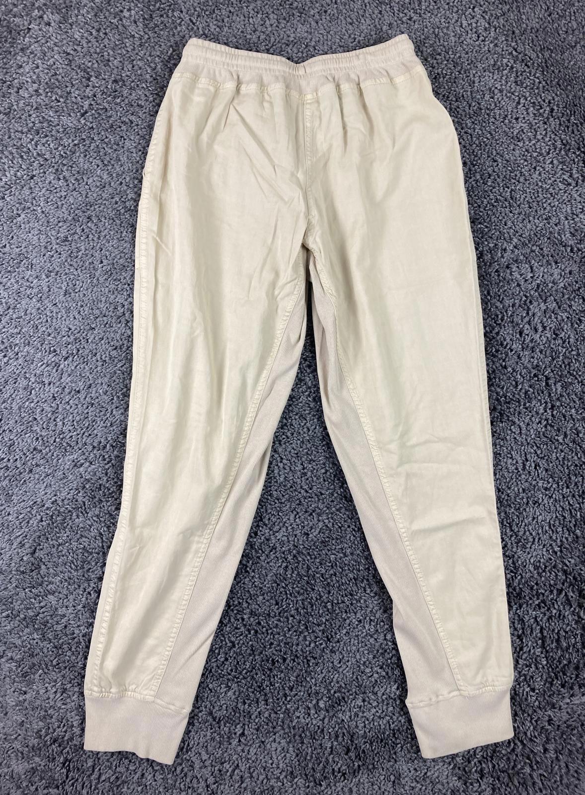 Haven Well Within Organic Cotton Interlock Joggers Women's Beige Tan Sz XS NWT