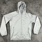 Uniqlo Men S Pocketable UV Protection Parka Jacket Gray Windbreaker Full Zip