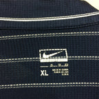 Nike Performance Polo Shirt Men’s Sz XL Blue White Striped Short Sleeve Golf Tee