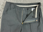 US Navy Military Mens Black Dress Trousers Pants 32R Poly Wool Uniform DLA