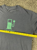 Patagonia Mens Large Blue Live Simply Electric Vehicle Organic Cotton T Shirt
