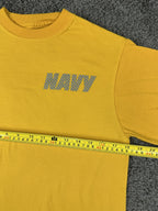 Navy Physical Fitness Uniform Reflective T-Shirt Yellow Small USA Military PT