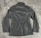 BB Dakota Pret a Porter Vintage Womens Faux Leather Jacket Small Black Y2K
