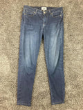 Paige Skyline Skinny Jeans Women Size 27 Blue Stretch Denim