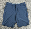 Quiksilver Amphibian Boardshorts Mens 30 Navy DryFlight Hybrid Stretch 9" Inseam