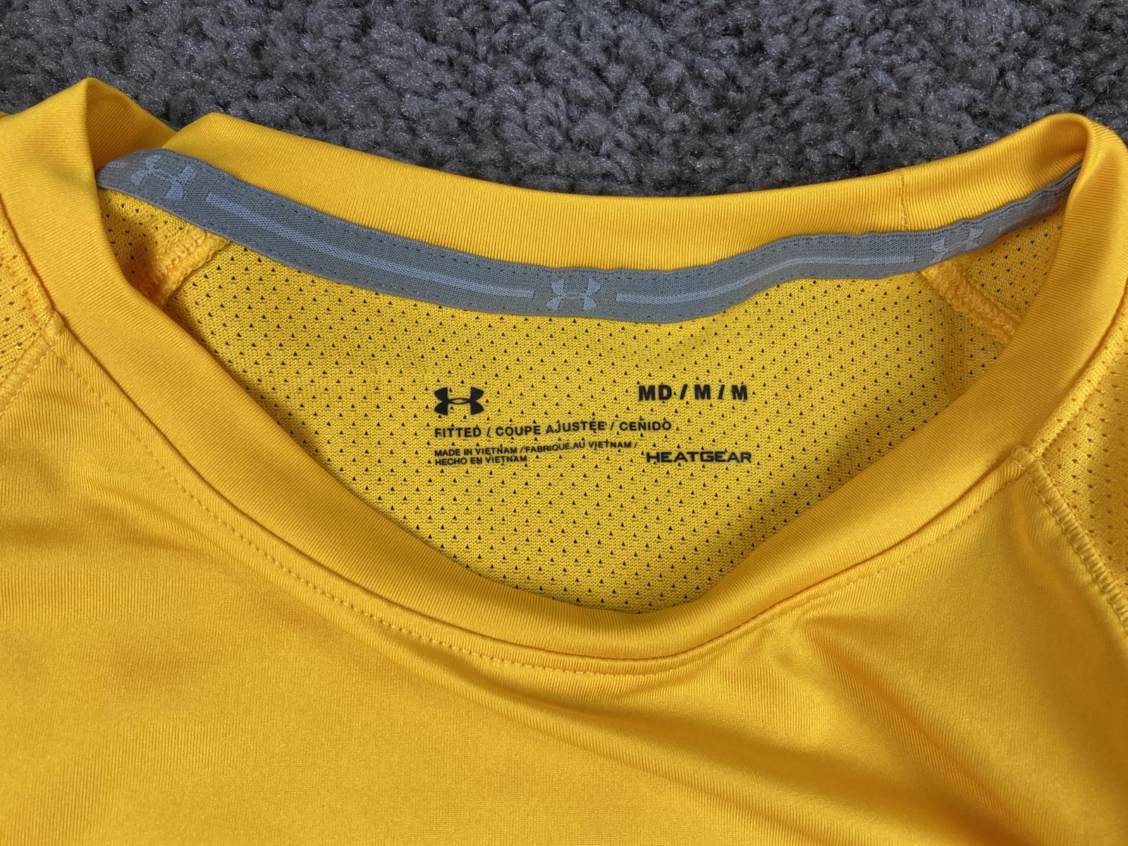 Under Armour Shirt UCLA Bruins Womens Athletic Size Medium Yellow Mesh
