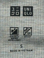 Uniqlo Men S Pocketable UV Protection Parka Jacket Gray Windbreaker Full Zip