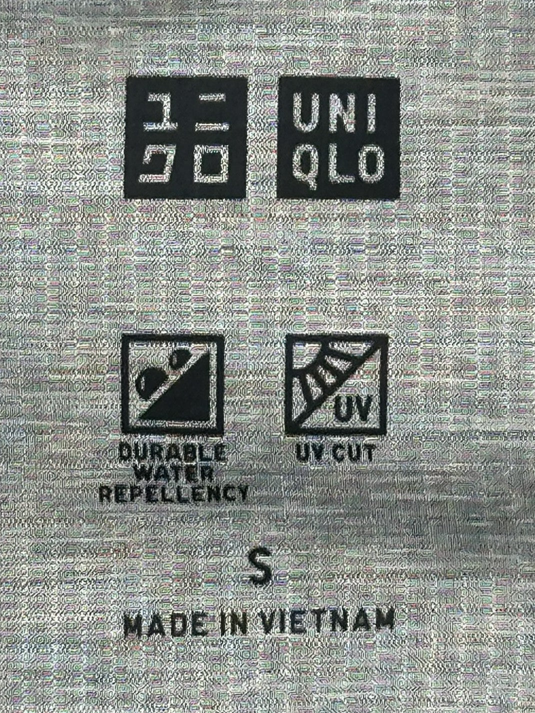Uniqlo Men S Pocketable UV Protection Parka Jacket Gray Windbreaker Full Zip