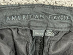 American Eagle High Rise Kick Boot Pants Womens 4 Black Stretch Bootcut Mid Rise