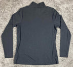 Belle Kim Gravel Mock Neck Top Modal Blend Women’s Black Size S/M