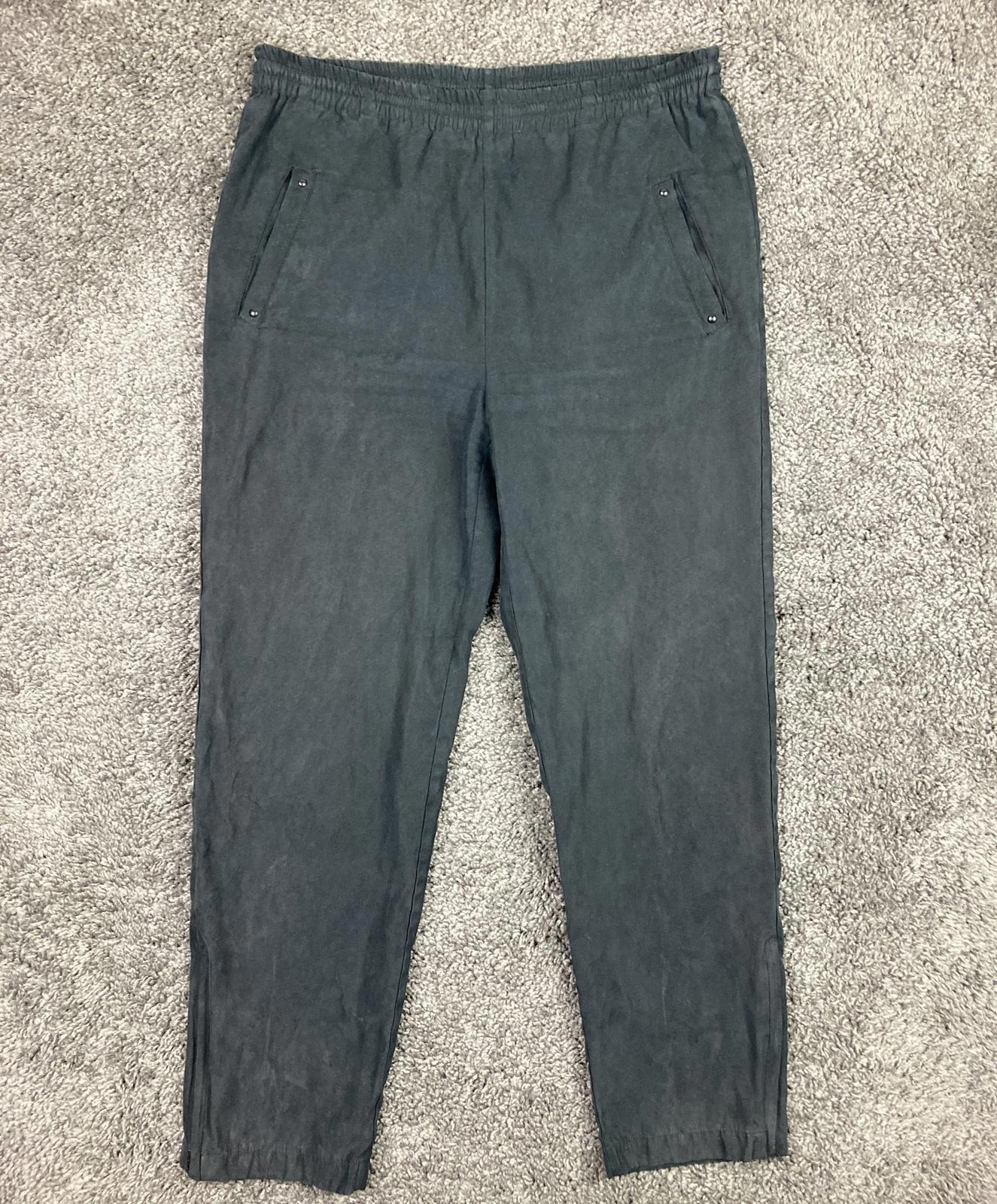 Jamie Sadock Lined Golf Pants Womens Size M Black Ankle Zip Vents