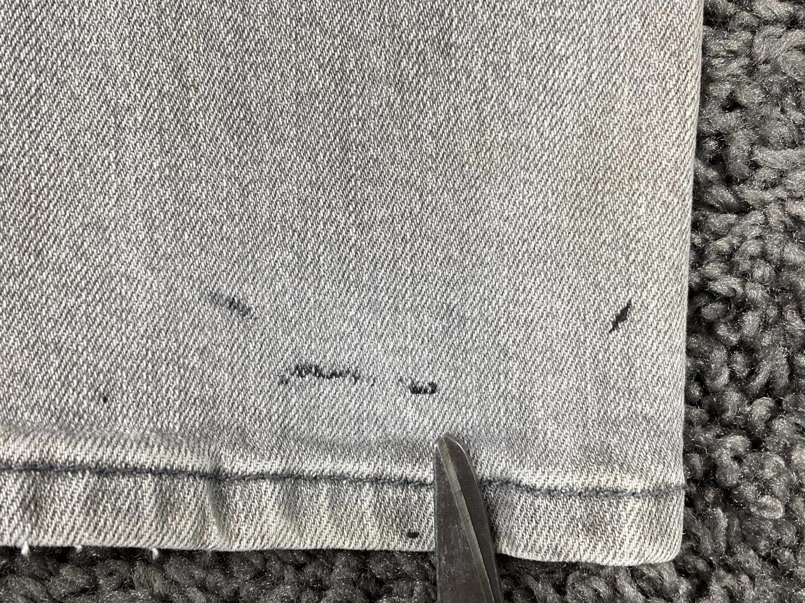 Volcom Vorta Slim Straight Jeans Mens  Gray Light Wash Denim Skate Size 31x29