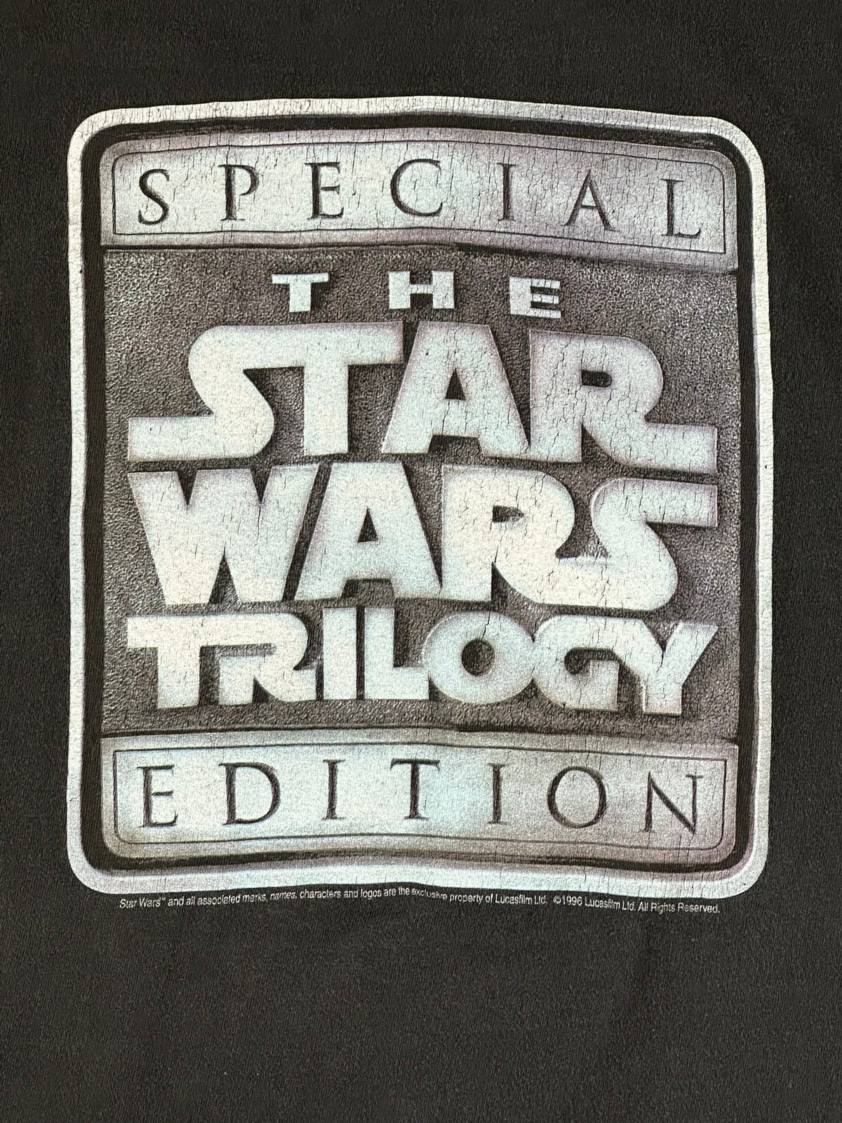 Vtg 1996 Star Wars Trilogy Special Edition Pepsi Long Sleeve Shirt L Black 90s