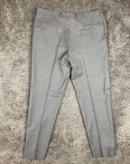 Joseph Abboud Dress Pants Zignone Men's Gray Italy Super 110's 100% Wool Size 38