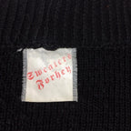 Sweaters Forhey Women's Black Bead Embellished Embroidered Sweater  Sz PXL