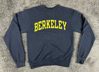 Champion UC Berkeley Mens Small Sweatshirt Navy Gold Eco Fleece Crewneck Y2K
