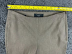 Talbots Petites Heritage Dress Pants Womens 2P Tan Beige Side Zip Straight Leg