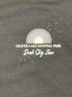 Primease T-Shirt Crater Lake Nat'l Park Dark Sky Zone Black Graphic Sz 2XL