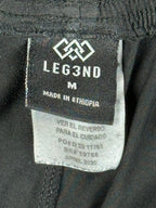 LEG3ND Mens Black Athletic Shorts 8 Inseam Stretch Performance Gym Running Sz M