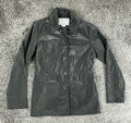 BB Dakota Pret a Porter Vintage Womens Faux Leather Jacket Small Black Y2K