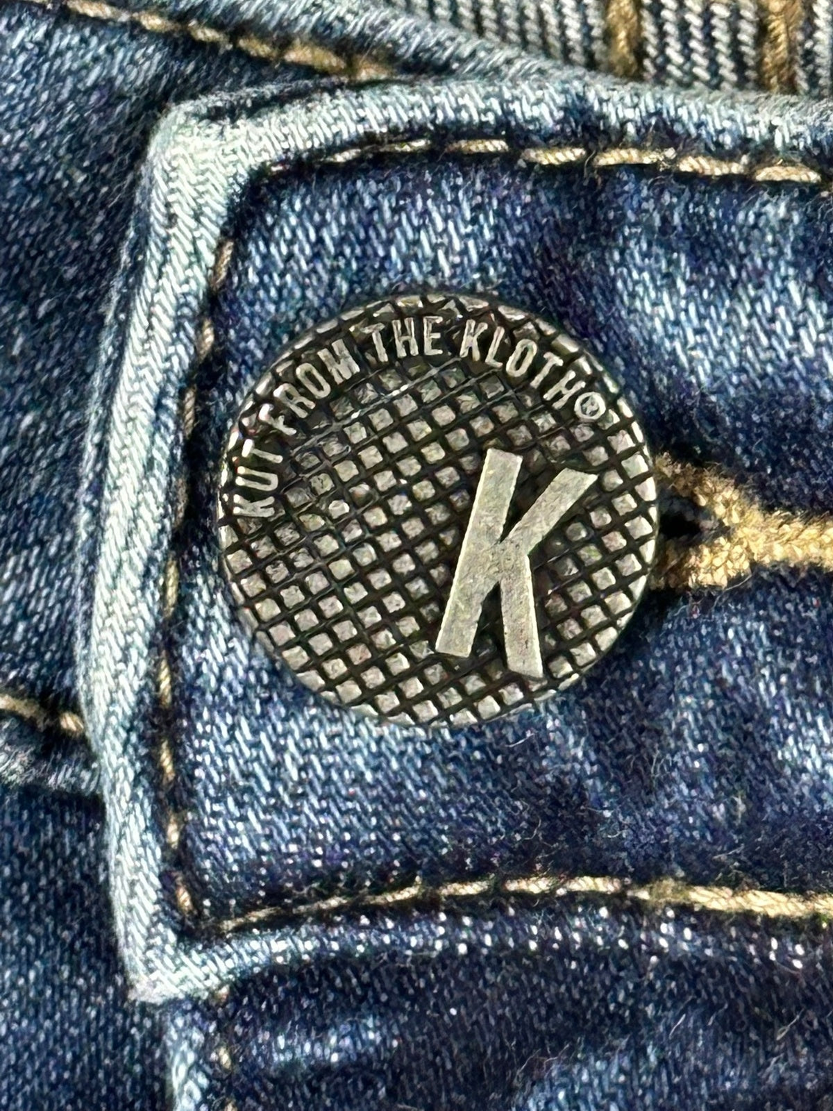 KUT from the Kloth Kelsey Flare Jeans Womens 16P High Rise Stretch Raw Hem