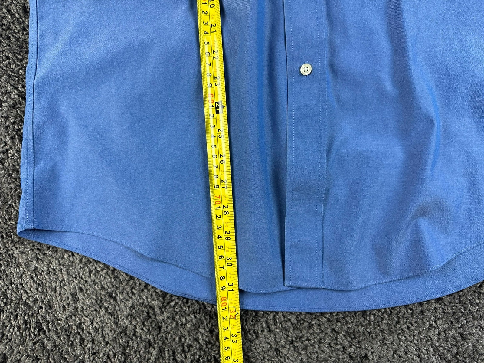 Brooks Brothers Regent Mens 16.5/35 Blue Non Iron Supima Cotton Dress Shirt