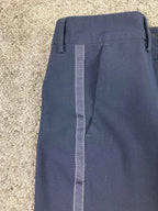 MAC Jeans Cigarette Galloon Drape Navy Slim Pants Women Size 	EU 38 US 6 Stretch