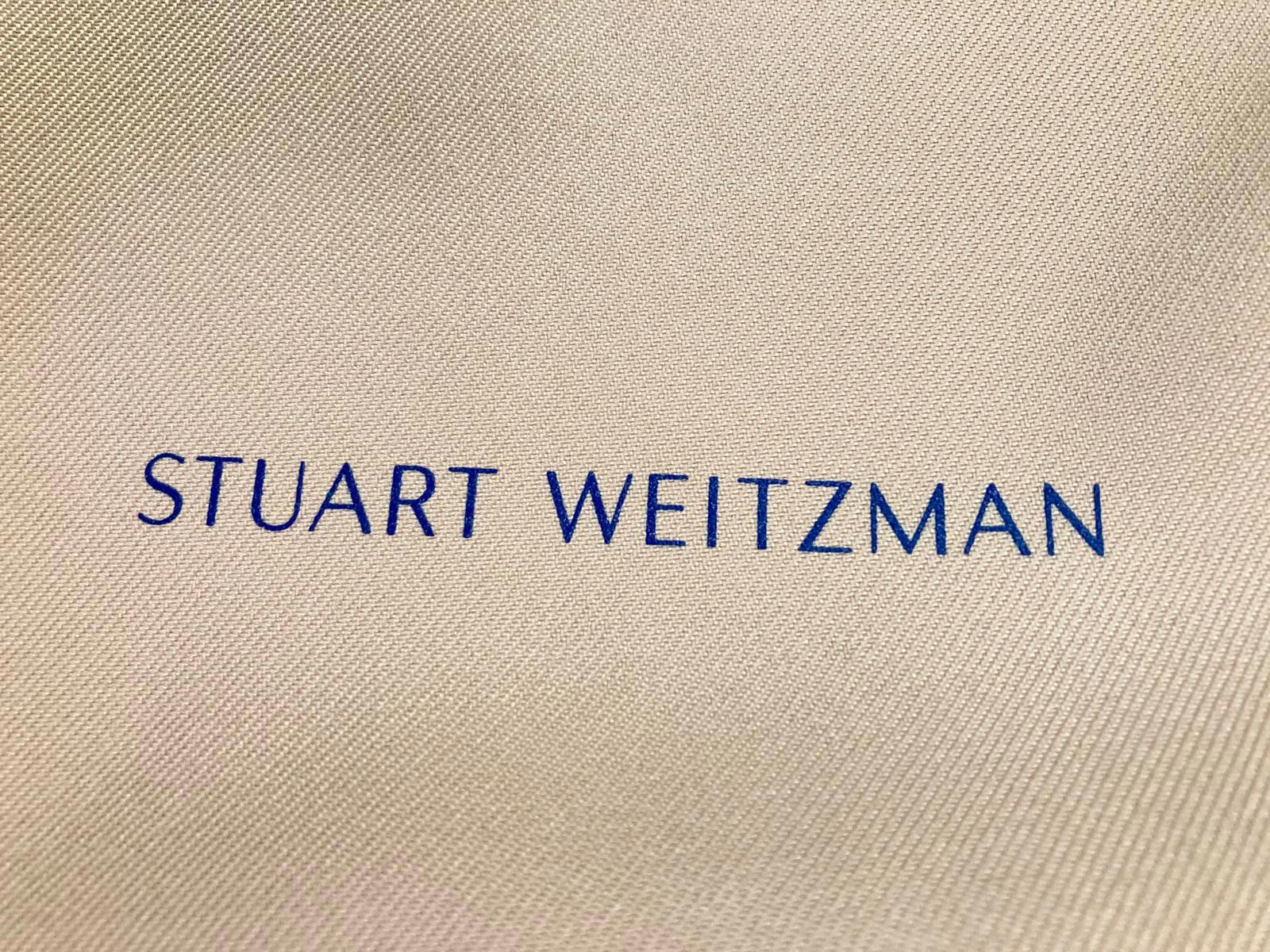 Stuart Weitzman Beige Drawstring Dust Bag 14x10 + Mini Pouch