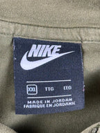 Nike Mens 2XL Olive Green Club Jersey Pullover Lightweight Hoodie Shirt