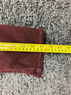 Big Star 1974 Alex Skinny Corduroy Pants Womens 27R Burgundy Stretch
