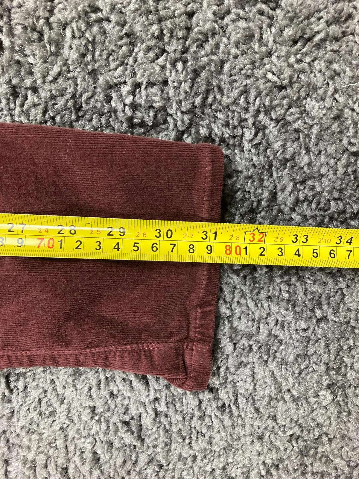 Big Star 1974 Alex Skinny Corduroy Pants Womens 27R Burgundy Stretch