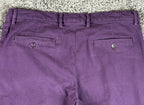 Joe Bananas Mens Chinos Pants Purple Size 36x29 Trousers Slacks Cotton