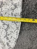 Abercrombie & Fitch Mini Dress White Size M Lace/Crocheted Overlay on Black