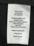 Talbots Chatham Ankle Pants Womens Size 8 Black Stretch Slim Leg Work Career