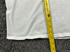 Wu Tang Clan T Shirt Mens Large White Graphic Rap Tee Airbrush Chrome Logo LG