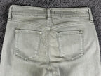 NYDJ Womens Ami Skinny Ankle Jeans Size 2 Olive Green Lift Tuck Split Hem Pants