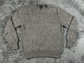 Magaschoni Man Mens Crewneck Sweater Size M Brown Cotton Lyocell Pullover Knit