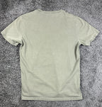 AllSaints Mens Ramskull Logo Crew Neck T Shirt Sage Green Size M Cotton