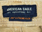 American Eagle Mens Tan Khaki 360 Extreme Flex Slim Chino Pants Stretch Sz 33x32
