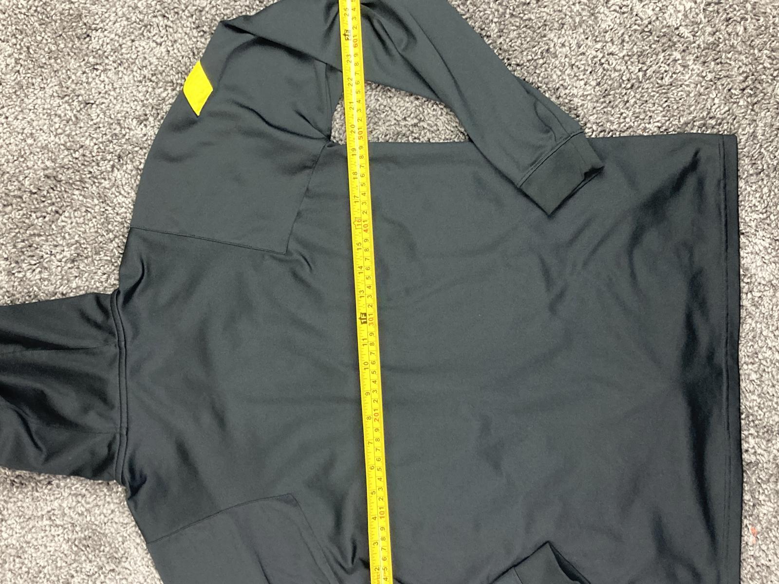 Nike Chelsea Football Club Dri-Fit Hoodie Jacket Black & Yellow Medium