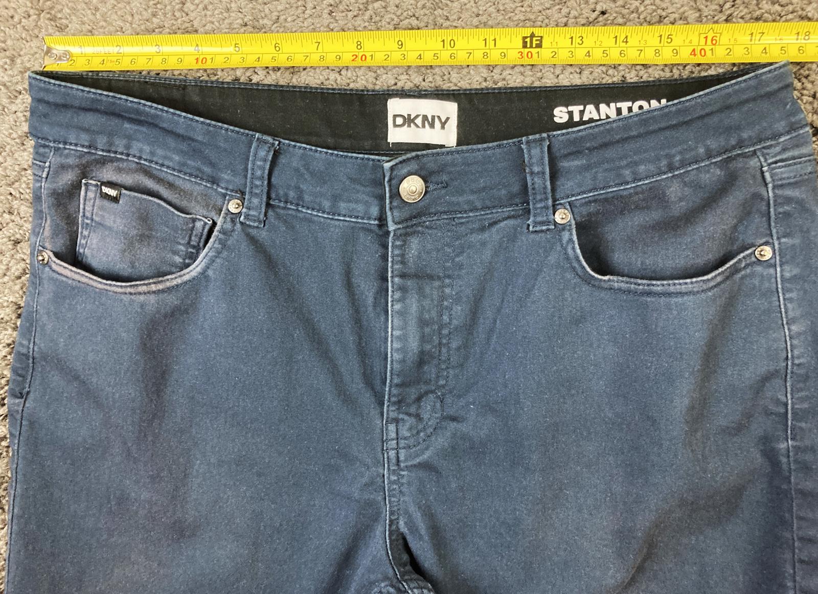 DKNY Stanton Slim Fit Ultimate Stretch Men's Pants Blue 5-Pocket Chino Sz 36x29
