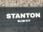 DKNY Stanton Slim Fit Ultimate Stretch Men's Pants Blue 5-Pocket Chino Sz 36x29