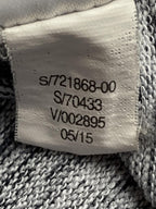 Athleta No Sweat Hoodie Jacket Gray Space Dye Full Zip Thumbholes Large L