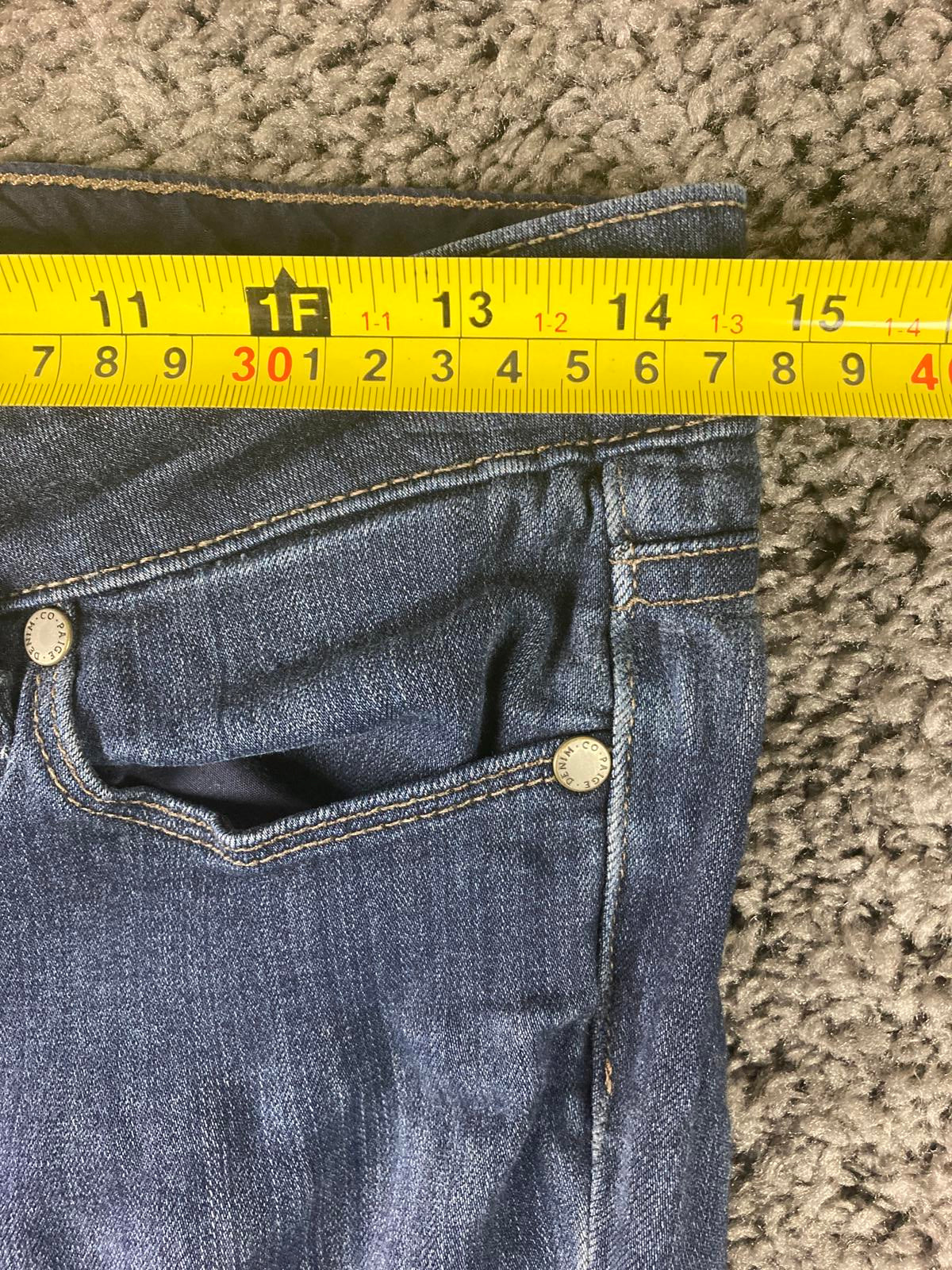 Paige Skyline Skinny Jeans Women Size 27 Blue Stretch Denim