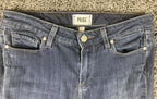 Paige Skyline Skinny Jeans Women Size 27 Blue Stretch Denim