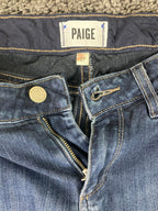 Paige Skyline Skinny Jeans Women Size 27 Blue Stretch Denim