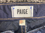Paige Skyline Skinny Jeans Women Size 27 Blue Stretch Denim