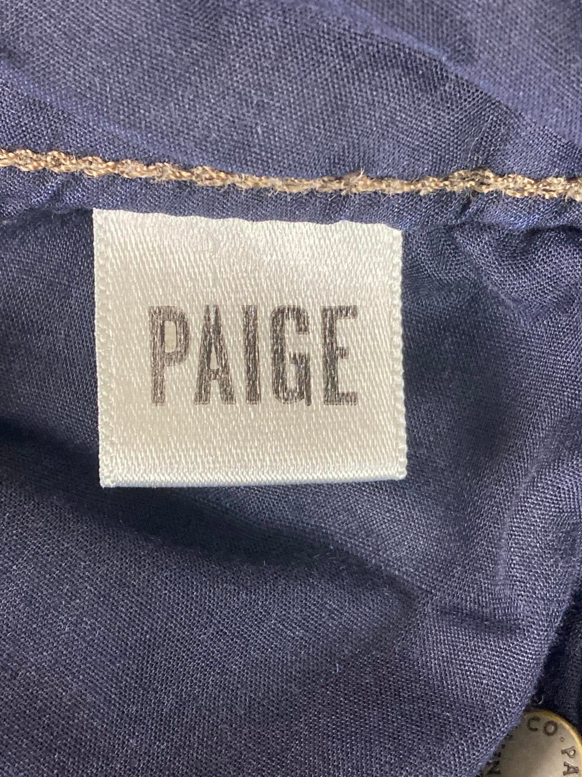 Paige Skyline Skinny Jeans Women Size 27 Blue Stretch Denim
